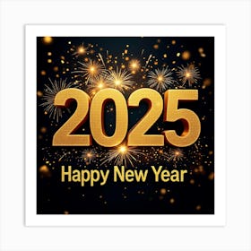 Happy New Year 2025 3 Poster