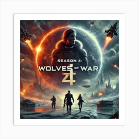 Sci Fi Season 4 Wolves Of War Title Art Print