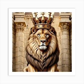 Lion Of Kings 1 Art Print