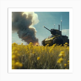 Field Of Fire Art Print