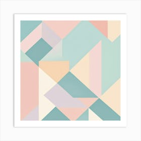 Abstract Geometric Pattern 40 Art Print