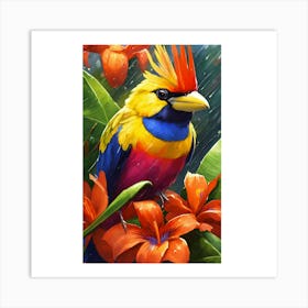 Colorful Bird 1 Art Print