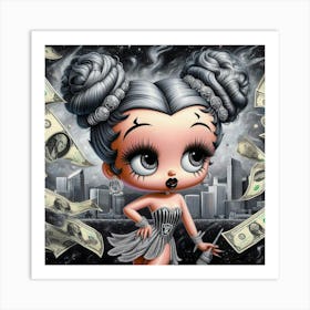 'Money Girl' 1 Art Print