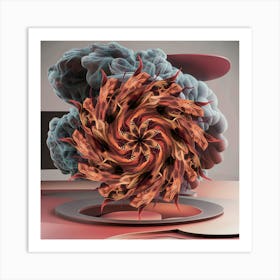 Spiral Of Fire Art Print