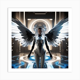 Angel In Space Art Print