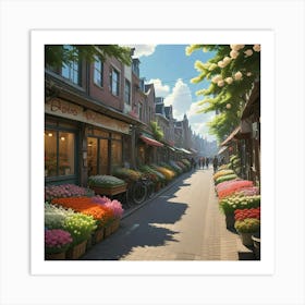 Tulip Street Art Print