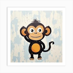 Monkey Art Print