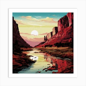 Red Canyon Art Print