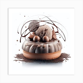 Chocolate Dessert Art Print