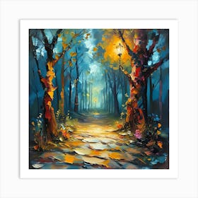 Forest Path 2 Art Print