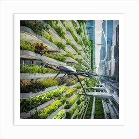 Urban Farming In New York City Art Print