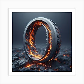 Ring Of Fire Art Print