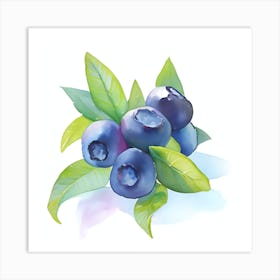 Blueberry Art Print