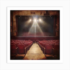 Empty Auditorium Art Print