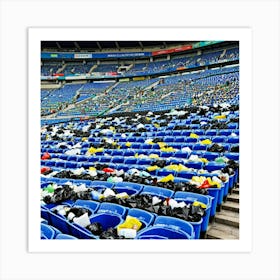 Stadium Full Of Garbage 5 Art Print