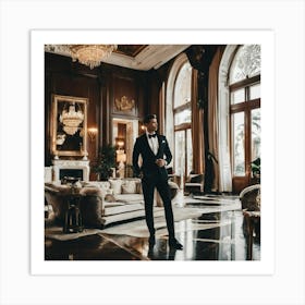 Man In Tuxedo 1 Art Print