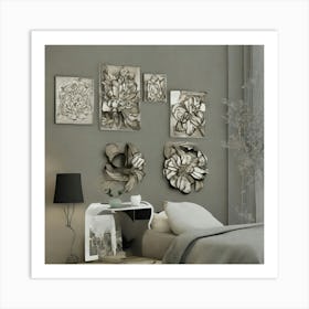 Abstract Floral Wall Art 8 Art Print