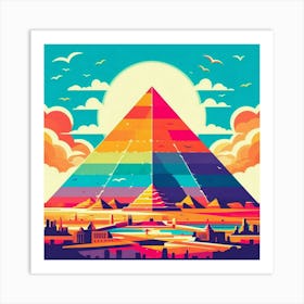 Great Pyramid Of Giza 4 Art Print