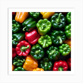 Colorful Peppers 59 Art Print