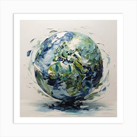 Earth In Motion Art Print