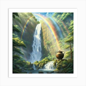 Rainbow Pot Of Gold Art Print