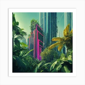 Futuristic Cityscape 18 Art Print