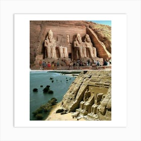 Abu Simbel Art Print