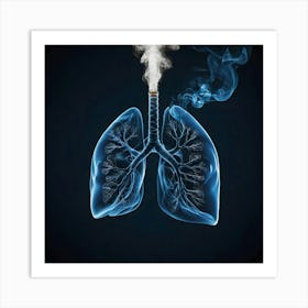 Lungs Stock Photos & Royalty-Free Footage 2 Art Print