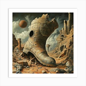 Boot Of The Gods Art Print