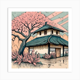 Japanese House 4 Art Print