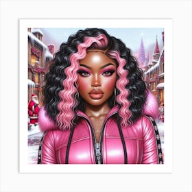 Pink is me Art Print