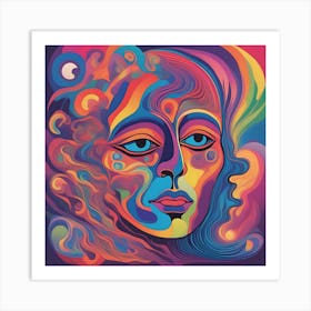 Psychedelic Art Art Print