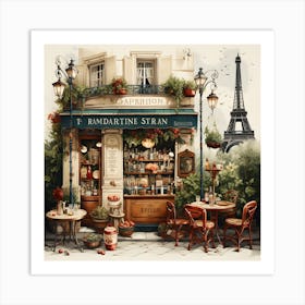 Old Paris By Csaba Fikker 24 Art Print