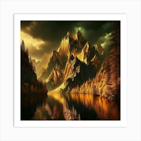 Mountain Landscape 49 Art Print