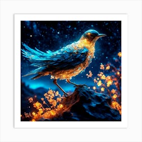 Bird Of The Night Art Print