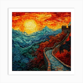 Great Wall Of China Art Print