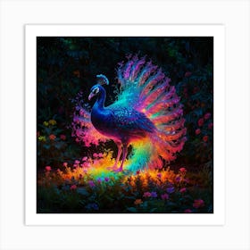 Peacock 1 Art Print