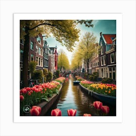 Amsterdam Canal 1 Art Print