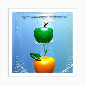 Apple Painting Art Print