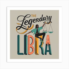 Legendary Libra 1920s Art Print