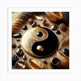 Yin Yang Symbol 19 Art Print