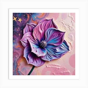 Purple Flower Art Print