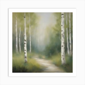 Birch Trees 4 Art Print
