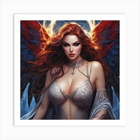 Redheaded Angel Art Print