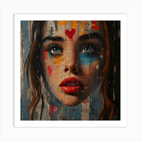 Love - Oil On Canvas Art Print