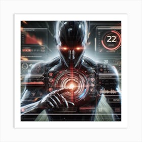 Futuristic Man 95 Art Print