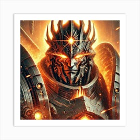 Supreme Overlord Pyre Portrait Art Print