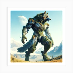 Mech Lycan Art Print