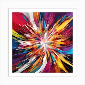 Burst Art Print