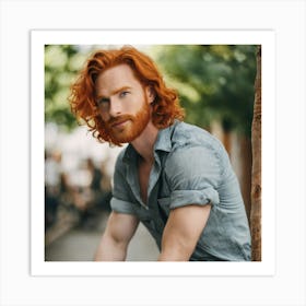 Man With Red Hair 4 Art Print